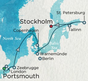 LUXURY CRUISES FOR LESS Crystal Cruises Symphony 2020 June 10-24 Portsmouth, England to Stockholm, Sweden