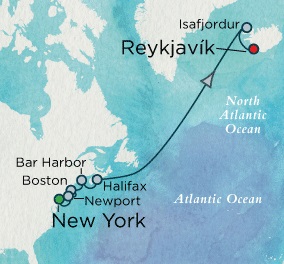 Cruises Around The World Crystal World Cruises Symphony 2026 May 19-31 New York (Brooklyn), NY to Reykjavik, Iceland