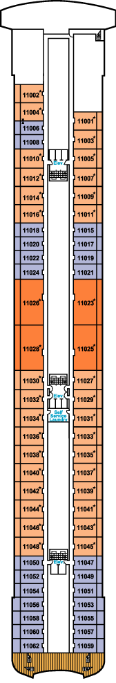 Charters, Groups, Penthouse, Balcony, Windows, Owner Suite, Veranda - Cruises Crystal Serenity Deck Plans: Deck 11, Penthouse Deck