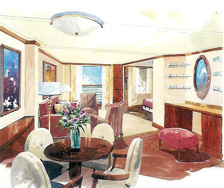 Charters, Groups, Penthouse, Balcony, Windows, Owner Suite, Veranda - Cruises Crystal Serenity Deck Plans