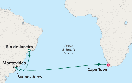 Cruises Around The World Crystal World Cruises Serenity 2026 Rio de Janeiro to Cape Town