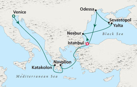 Luxury Cruise SINGLE/SOLO Crystal Cruise Serenity 2021 Venice to Istanbul