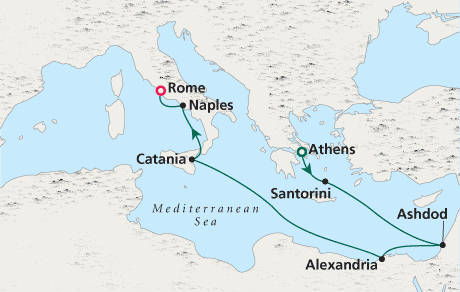 Cruises Around The World Crystal World Cruises Serenity 2026 Athens to Rome