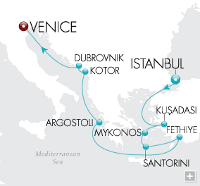 Cruises Around The World Empires & Odysseys Map