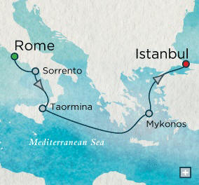 Rome (Civitavecchia), Italy to Istanbul, Turkey - 7 Days Crystal Cruises Serenity 2014