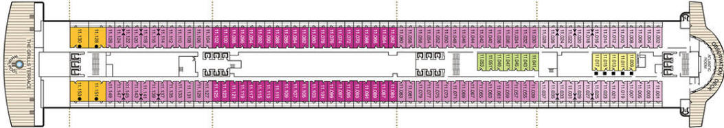 Deck 11 Image Deck Key Image Cunard Queen Mary 2 Deck Plan