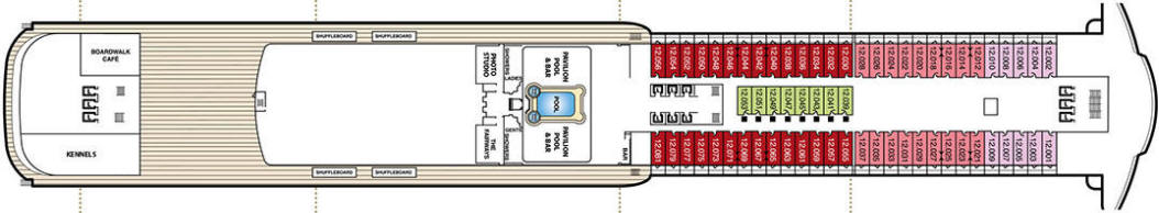 Deck 12 Image Deck Key Image Cunard Queen Mary 2 Deck Plan