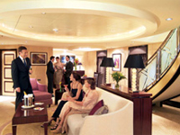 Cunard Cruise Line QE, QM, QV, Queen Victoria, Queen Mary 2, Queen Elizabeth Grand Duplex Category Q1 - Deluxe Cruises