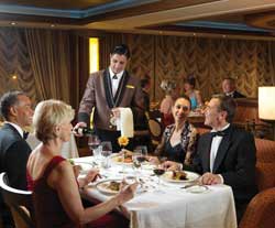 Cruises Around The World Cunard Cruise Queen Mary 2 qm 2 Princess Grill Restaurant