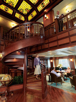 Cunard Cruise Queen Mary 2 qm 2 Library