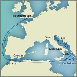 Cruises Around The World Southampton to Southampton Queen Victoria
