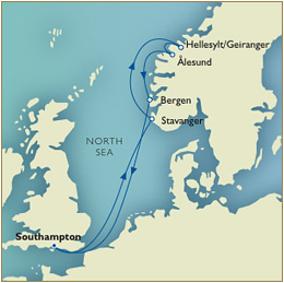Cruises Around The World Map - Southampton to southampton cunard qv