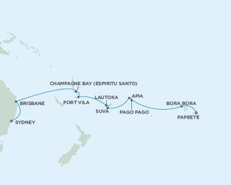 Cruises Around The World Seven Seas Mariner January 20 February 4 2024 - 16 Days