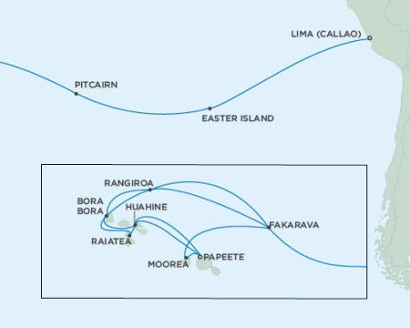Cruises Around The World Seven Seas Mariner February 4 March 2 2024 - 26 Days