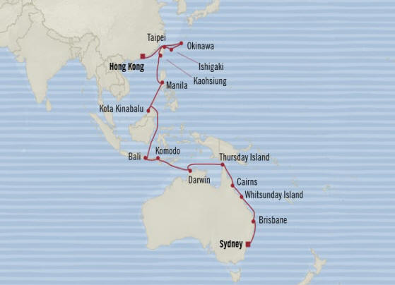 Oceania Insignia Itinerary 2021