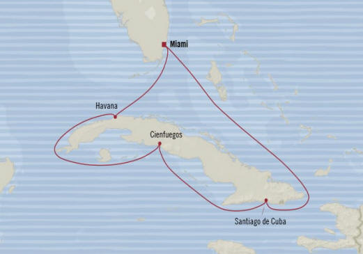 Oceania Sirena Itinerary 2020