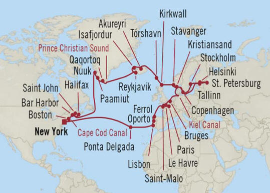 Oceania Insignia Itinerary 2022