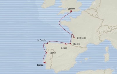 Oceania Nautica May 24 June 1 2017 Cruises Lisbon, Portugal to Southampton, United Kingdom 