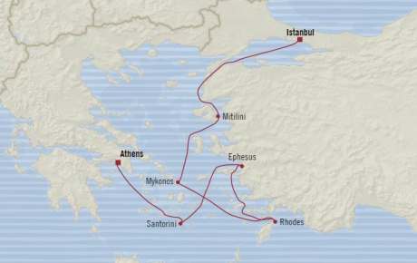 Cruises Around The World Oceania Riviera April 29 May 6 2026 Cruises Piraeus, Greece to Istanbul, Turkey