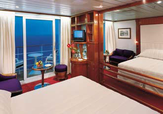 LUXURY CRUISES - Penthouse, Veranda, Balconies, Windows and Suites Regent Cruises Paul Gauguin