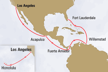 Luxury Cruise SINGLE/SOLO Queen Elizabeth 2 Fort Lauderdale to Honolulu