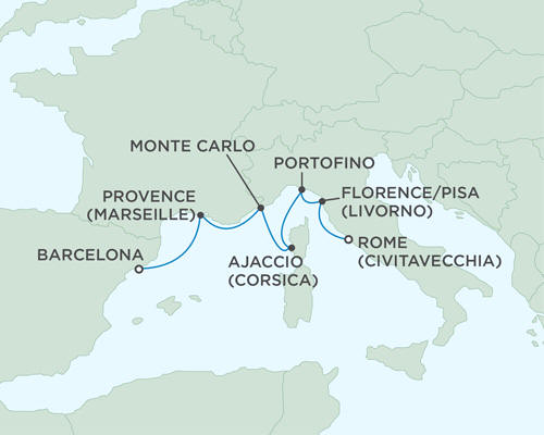 Cruises Around The World Seven Seas Mariner May 10-17 2024 - 7 Days