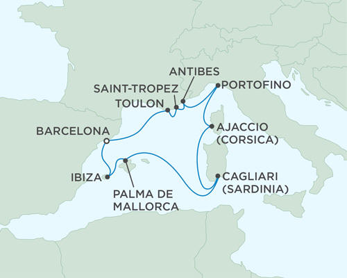 Cruises Around The World Seven Seas Mariner July 2-12 2024 - 10 Days