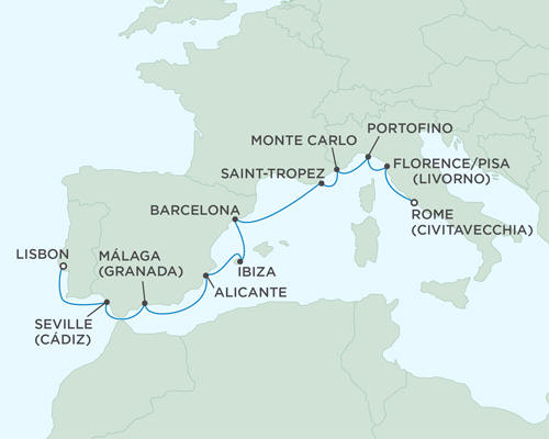 Cruises Around The World Seven Seas Mariner August 17-27 2024 - 10 Days