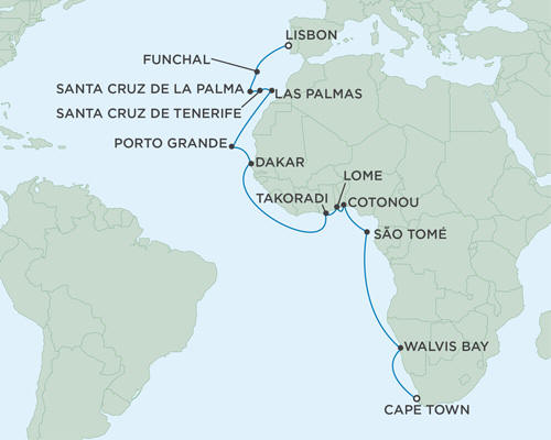 Cruises Around The World Seven Seas Mariner October 31 November 24 2024 - 24 Days