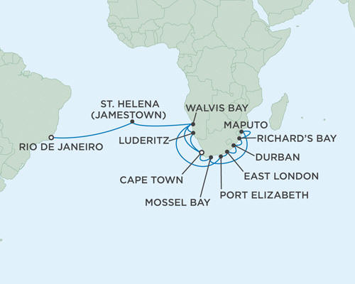 Cruises Around The World Seven Seas Mariner November 24 December 23 2024 - 29 Days