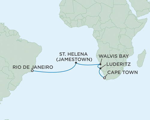 Cruises Around The World Seven Seas Mariner December 9-23 2024 - 14 Days