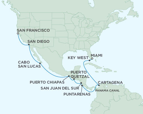 Cruises Around The World April 14 May 1 2024 - 17 Days