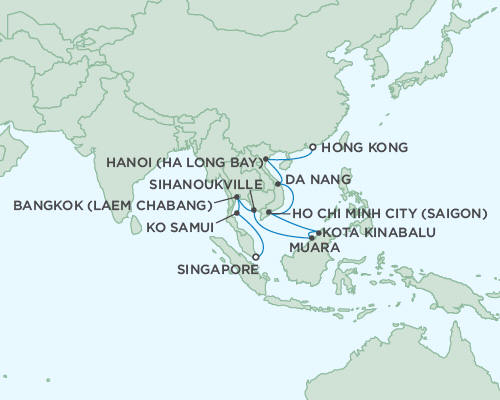 LUXURY CRUISES - Penthouse, Veranda, Balconies, Windows and Suites Regent Seas Seas Voyager Cruises January 18 February 5 2027 - 18 Days