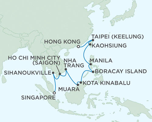 Regent Seas Seas Voyager Cruises March 27 April 13 2015 - 17 Days