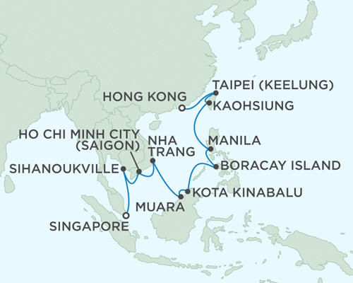 LUXURY CRUISES - Penthouse, Veranda, Balconies, Windows and Suites Regent Seas Seas Voyager Cruises March 27 April 13 2027 - 17 Days