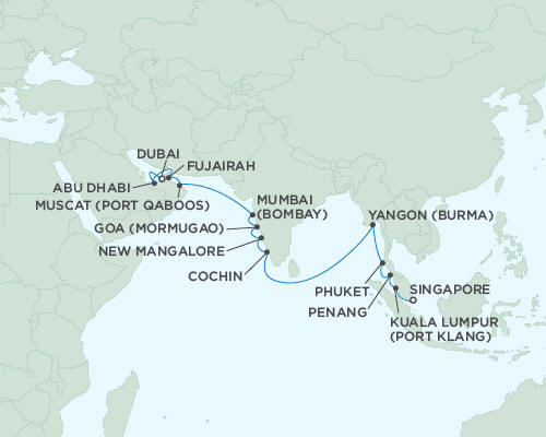 LUXURY CRUISES - Penthouse, Veranda, Balconies, Windows and Suites Regent Seas Seas Voyager Cruises April 13 May 3 2027 - 20 Days