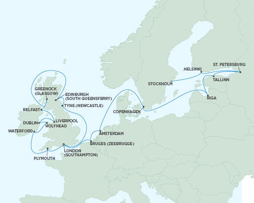 LUXURY CRUISES - Penthouse, Veranda, Balconies, Windows and Suites Regent Seas Seas Voyager Cruises August 5-29 2027 - 24 Days