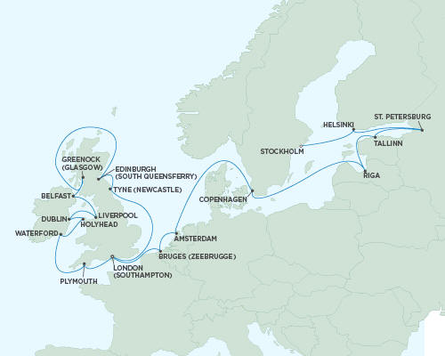 LUXURY CRUISES - Penthouse, Veranda, Balconies, Windows and Suites Regent Seas Seas Voyager Cruises August 17 September 10 2027 - 24 Days