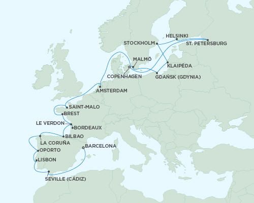 LUXURY CRUISES - Penthouse, Veranda, Balconies, Windows and Suites Regent Seas Seas Voyager Cruises September 20 October 12 2027 - 22 Days