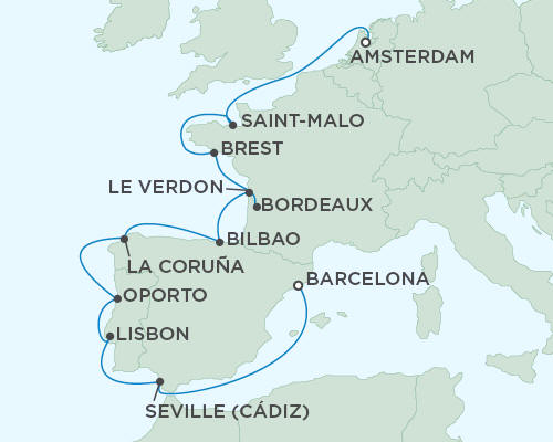 LUXURY CRUISES - Penthouse, Veranda, Balconies, Windows and Suites Regent Seas Seas Voyager Cruises September 30 October 12 2027 - 12 Days