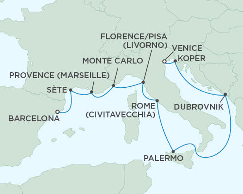 LUXURY CRUISES - Penthouse, Veranda, Balconies, Windows and Suites Regent Seas Seas Voyager Cruises October 12-23 2027 - 11 Days