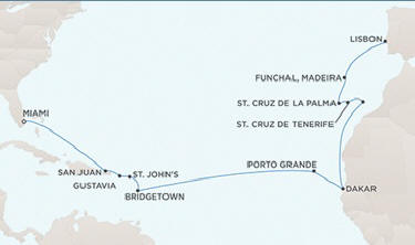 Cruises Around The World Regent Seven Seas Mariner October 13 November 3 2026 - 21 Days
