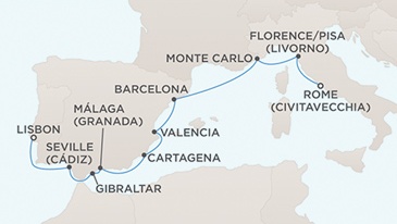 Cruises Around The World Regent Seven Seas Mariner October 3-13 2026 - 10 Days