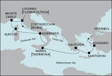Cruises Around The World Rome to Istanbul Cruise