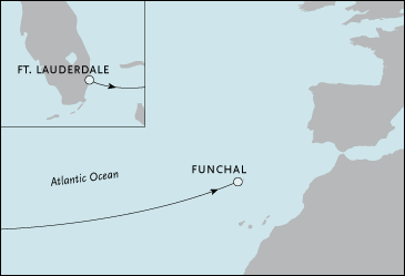 Croisieres de luxe Fort Lauderdale - Funchal, Madeira