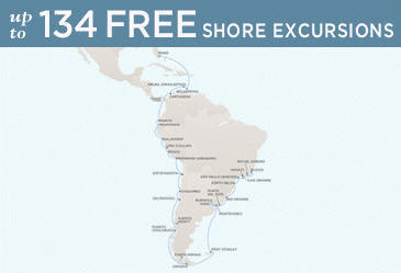 Cruises Around The World Regent Mariner Map MIAMI TO RIO DE JANEIRO