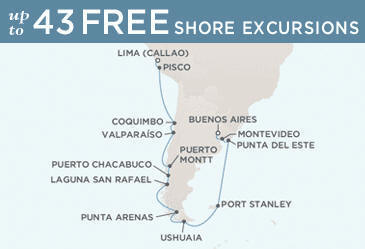 LUXURY CRUISES - Penthouse, Veranda, Balconies, Windows and Suites December 18 2026 January 7 2027 - 20 Days Regent Seven Seas Mariner 2026 RSSC CRUISES