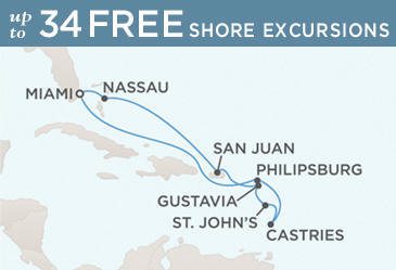 Cruises Around The World Regent Navigator Map February 13-23 2026 - 10 Days
