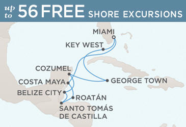 Cruises Around The World Regent Navigator Map April 1-11 2026 - 10 Days