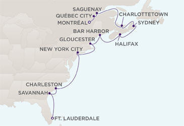 Cruises Around The World Route